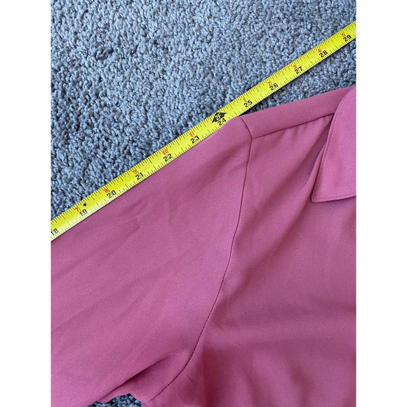 Apt 9 rose pink collared blouse with knot detail, size Medium - Picture 11 of 11